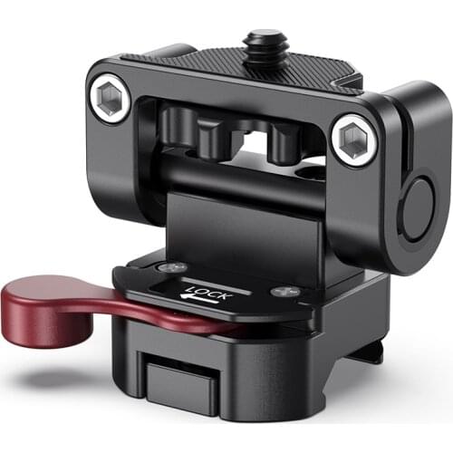 SmallRig Dual Camera EVF Mount with a Nato Clamp Quick Release Adjustable Monitor Holder For follow focus