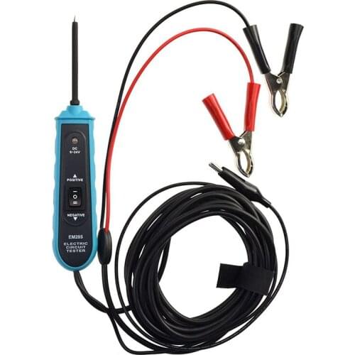 E-M285 Electrical Tester Pen Automotive Circuit Tester Probe Kit 6-24V DC Support Track and Locate Short Circuits Test