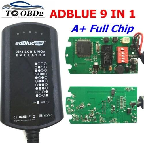 Newest Truck Adblue ADBLUE Emulator 9 in 1 with Nox Sensor Adblue Emulator 9IN1 Truck Diagnostic Tool For Multii-brands cars