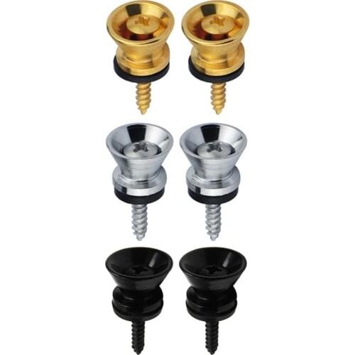 FLEOR 2pcs Metal Guitar Strap Locks Straplocks Strap Buttons For Guitar Accessories