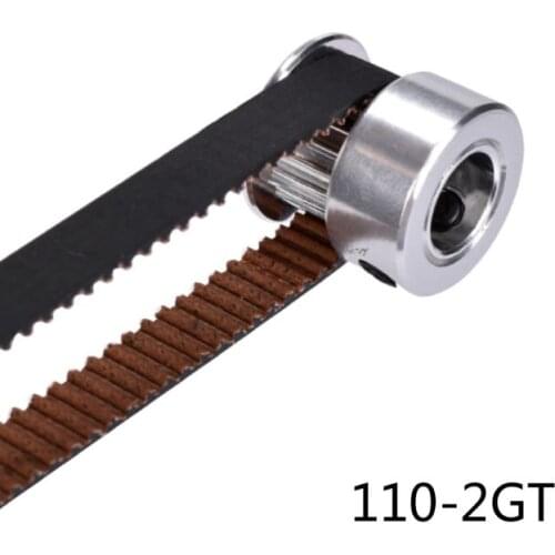 Wear Resistant Anti-slip GT2 Closed Loop Timing Belt Rubber 2GT 6mm 110 200 280 300 400 610 852mm Synchronous Belts