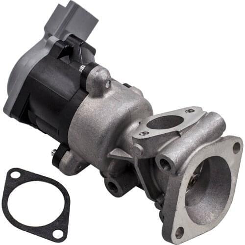 AGR Valve Electric EGR Cooler + Gasket For Peugeot 407 2.7 HDI 5 pins LR018466 Exhaust gas recirculation front left for Citroen