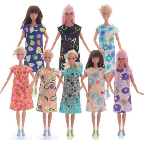 Hot Sale 1/6 Doll Clothes 12 styles Fashion Casual dress Wear Handmade Blouse Suit For Mini Doll Accessories Toys Gift