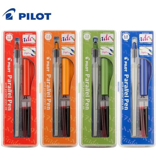 Pilot Parallel Pen Art Fountain Pen FP3-SS Special font writing Goethe body Adult Artwork Duckbill Parallel pen