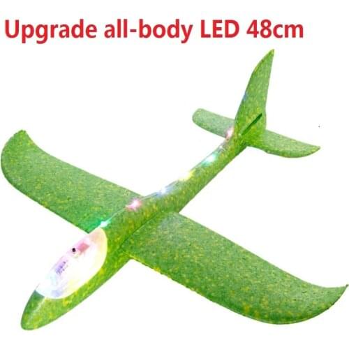 Foam Airplane Glider Hand Throwing Airplane Toy Airplane 48CM EPP Outdoor Launch Flight Mode Inertial Childrens Toy Boy Gift