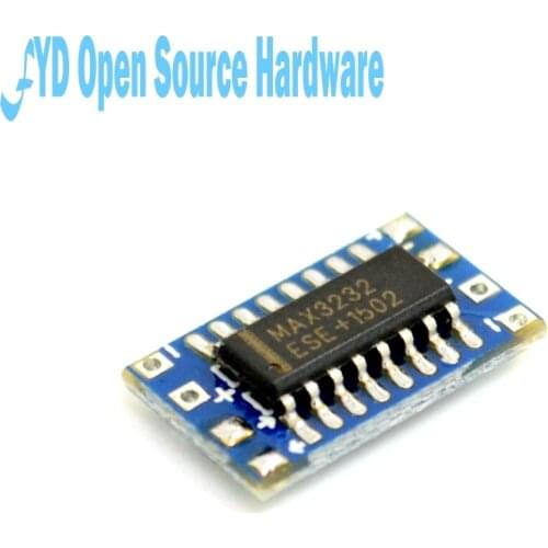 10PCS Serial Port Mini RS232 to TTL Converter Adaptor Module Board MAX3232 115200bps