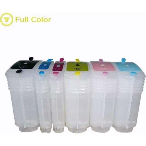 FULLCOLOR refillable empty cartridge with arc auto reset chip 84 85 for hp Designjet 90r 90 130 130r 90gp 130gp 130nr series