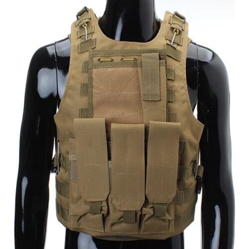 Durable Trainning Tactical Airsoft Paintball Combat Vest for Swat Assault Army Shooting Hunting Outdoor Molle Police Vest