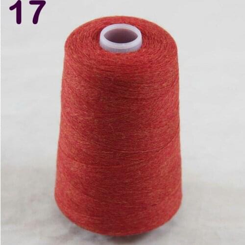 Sales 1X100g high quality 100% pure cashmere warm soft hand-woven tower yarn Red Orange 26217
