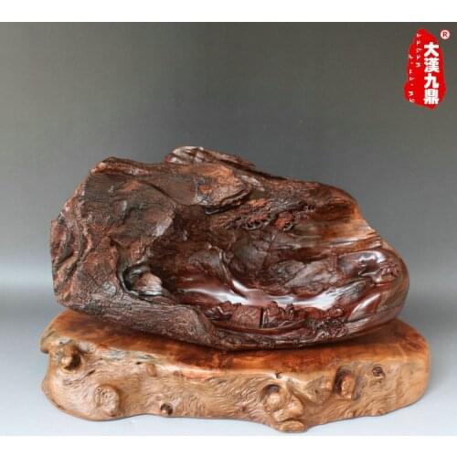 Vietnam pear wood carving carving paradise paradise natural shape Qiaodiao solitary Collection