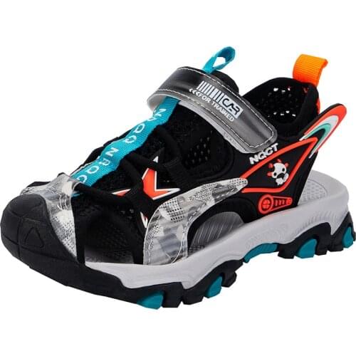 Sandales Enfants Fille été Boys Sandals Beach Shoes Tn Enfant Soft Sole Fashion 2021 New Summer Big Kids Non-slip Trend