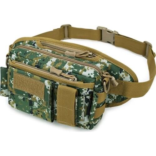 Removable Camouflage Waterproof Small Combination Waist Chest Bag Outdoor Riding Sports Hiking Tactical Shoulder Messenger Bags