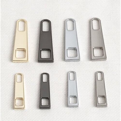 5# 3# Detachable Metal Zipper Pullers Zipper Sliders Head Zippers Repair Kits Zipper Pull Tab Bag Luggage DIY Sewing Accessories