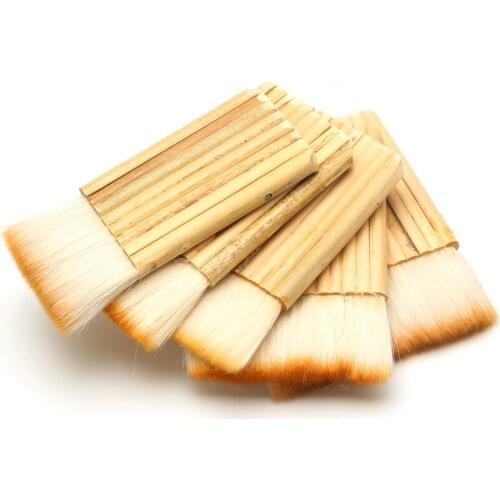 Wool Row Brushes Bamboo Handle Painting Tools Paint Brush Home Improvement Decoration Tool