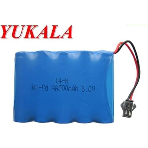 6V 500mAh Ni-CD AA Battery for 629 617 615 RC car RC boat RC tank RC truck