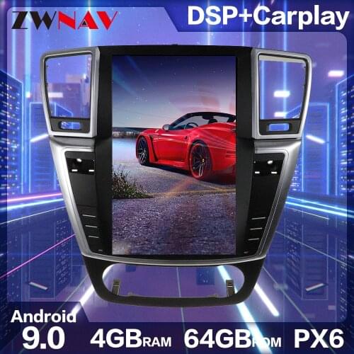 Tesla style Android 9.0 Car Multimedia Player for MERCEDES-BENZ GL ML 2012-2016 car GPS Navi Autoradio Audio stereo BT Head unit