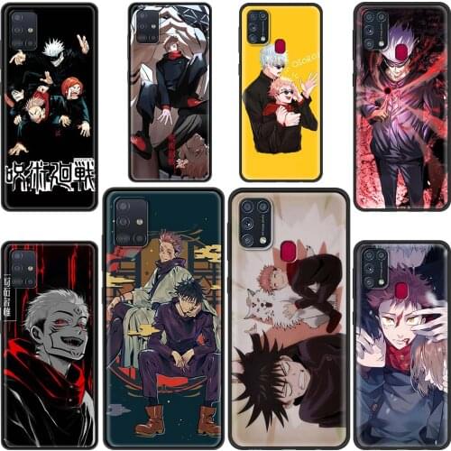 Anime Jujutsu Kaisen Satoru Gojo Phone Case For Samsung Galaxy M51 M31 M31s M30 M21 M11 M01 F41 A9 A7 2018 Cover Shell