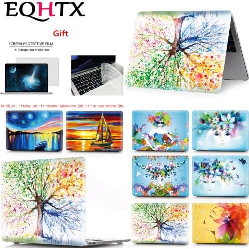 3D Print Case For Apple Mac Book Air Pro Retina 11 12 13 15 inch laptop bag For Mac Book Air Pro 13.3 15.4 inch Case A1932+Gift