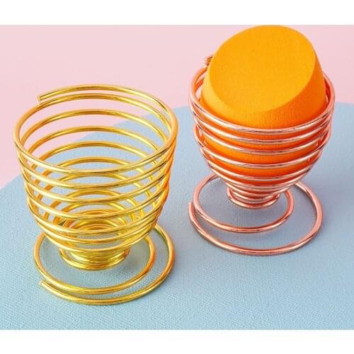Makeup Sponge Holder Beauty Makeup Puff Rack Powder Puff Blender Storage Rack Sponge Drying Stand Holder Cosmetic Puff Holder