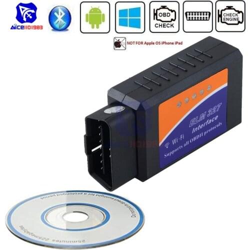 ELM327 v1.5 Car Bluetooth WIFI OBD2 Diagnostic Scanner OBDII Fault Code Reader Check Engine Light Scan Tool for Android Windows