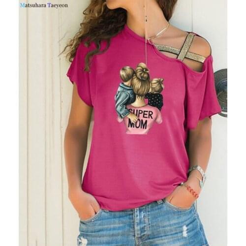 T-shirts Women Striped Boys Print Cute Tshirts Ladies Fashion Clothes Graphic Tshirt Top Lady Print Female Tee T-Shirt