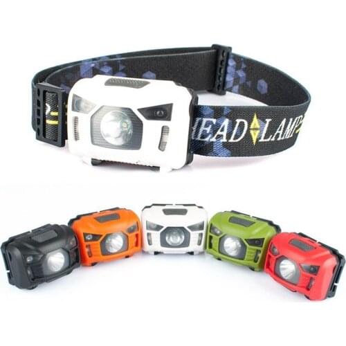 USB Rechargeable Infrared Gesture Sensing Headlights Led Outdoor Waterproof Lighting Searchlight Night Fishing Induction Lamp