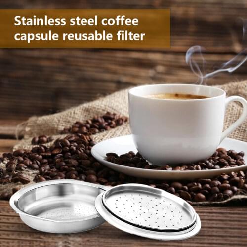 Stainless Steel Coffee Capsule caps For for Philips Senseo Coffee Machine Coffee Filter Tools Hard Capsules Coffee Tool