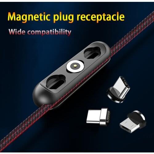 The magnetic charging cable plug adapter Micro USB Type C magnetic head accommodating memory
