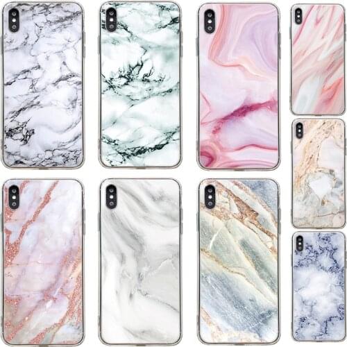 Case Soft silicone TPU Marble painting Back Cover For Tecno Spark 6 GO 5 6 Air 4 lite Camon 16 15 12 pro pouvoir 4 Phone Cases
