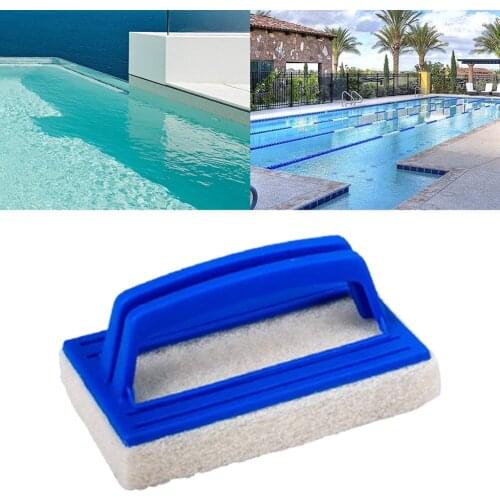 Wall Sponge Brush 1PC Bathtub Brush Hot Scum Sink Waterline Scrubber With Handle Window Cleaner Wall Cleaning Brush Scrubber