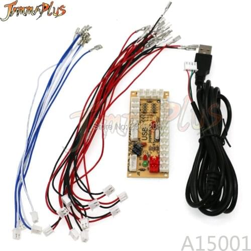 Game Control Board Zero Delay USB Encoder PC Raspberry Pi To Joystick For Arcade Controllers 2pin Rocker Sanwa Push Buttons Mame