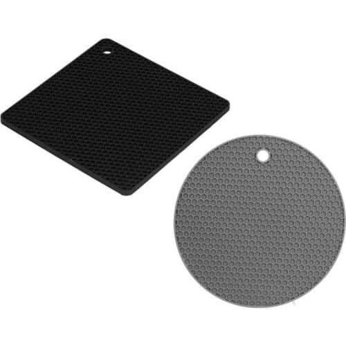 Silicone Mat Placemat Thickened Heat Insulation Pad Cushion High Temperature Microwave Oven Mat Heat Resistant Mat