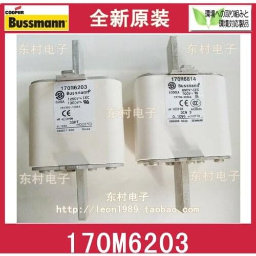 US imports COOPER BUSSMANN Fuse Fuse 170M6203 800A 1250V