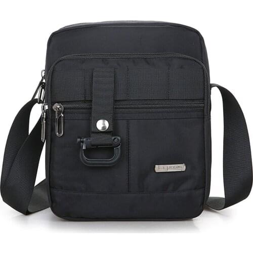 JCHENSJ Mens Shoulder Bag Waterproof Oxford Business Crossbody Bags For Men Multiple Pockets Travel Working Male Handbag