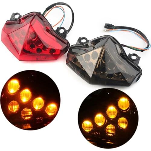 Motorcycle LED Turn Signal Tail Light Blinker For Kawasaki ER-6F ER-6N NINJA 650 2012-2017 & For NINJA 400R 2014-2017