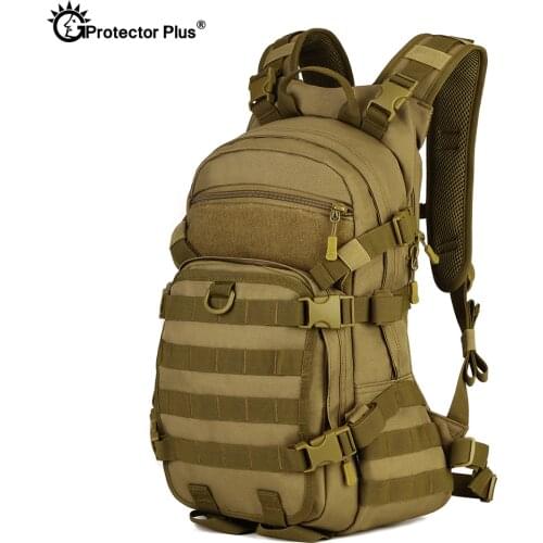 PROTECTOR PLUS Tactical Backpack 25L Riding Backpack Waterproof High Quality Hiking Hunting Military Style Bag Small Rucksack