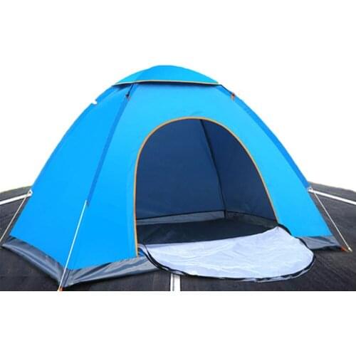 Outdoor automatic tent camping waterproof tent 1~2 person portable folding tent beach camping travel hunting tent