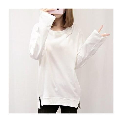 Spring 2020 NEW Autumn Women Casual T shirt Tops Print Long Sleeve Tees Loose Tshirt Female Plus Size XL-5XL LX1633 ops ees