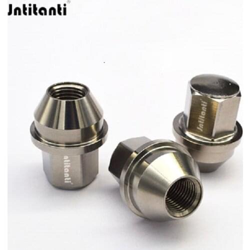 High Performance 60 Degree Cone Seat Gr.5 Titanium Alloy Lug Nut M14*1.5*40mm for Land Rover
