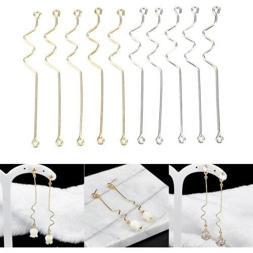 10Pc Connectors Metal Tassel Chain Handmade Jewelry Materials For Jewelry Making Findings Diy Earrings Accessories