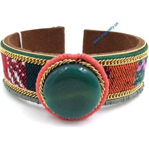 2016 New Jewelry Suppliers leather bracelet handmade weaving wrap bracelet vintage Palace bangle bracelet for women girl