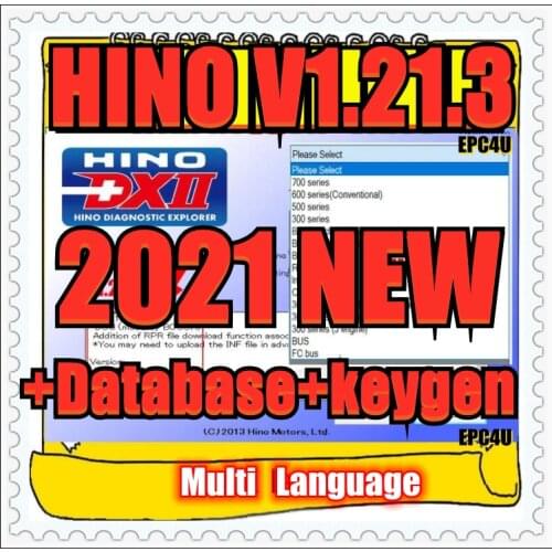 2021 for Hino Diagnostic EXplorer 2 for Hino DX2 v1.1.21.3 + Troubleshootings Database + Keygen Activator