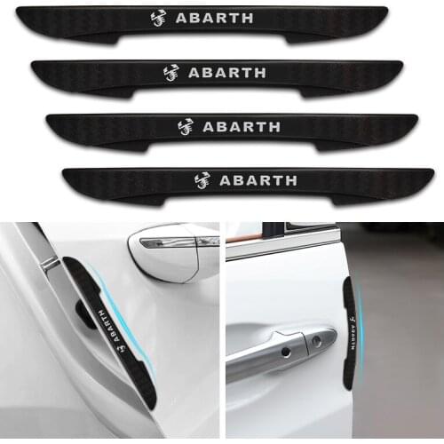 4PCS Car Anti-Collision Door Protector Side Edge Protection Sticker For Fiat Punto Abarth 500 124 Stilo Ducato Palio Accessories