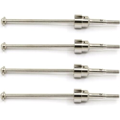 4Pcs Metal Universal Drive Shaft CVD Dog Bone for Wltoys 104001 1/10 RC Car Upgrade Parts Accessories