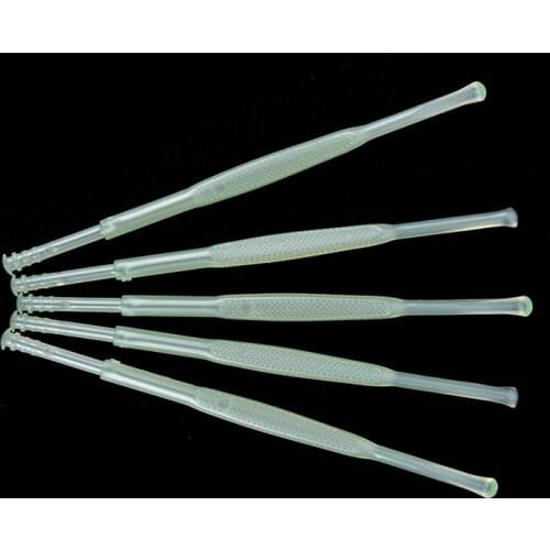 5Pcs/lot Earpicks Ear Wax Pickers Plastic Ear Pick Curette Remover Cleaner Ear Care Tool EarPick 9cm Random