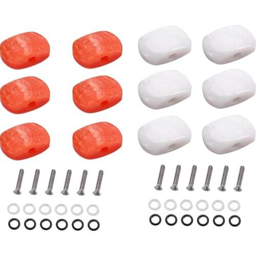 6 Pieces Guitar Tuning Pegs Tuners Machine Heads Replacement Buttons Knobs Stringed Instruments for Classical Guitar