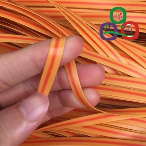 70Meters(500g) Width:8mm Coffee Gradient Flat Synthetic Rattan Weaving Plastic Knit Repair Chair Table PE Rattan Material