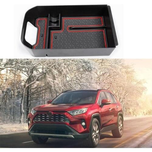 Car Accessories Central Armrest storage Box For Toyota Fortuner Hilux Alphard Tundra Sequoia 4Runner Tacoma IZOA C-HR Prius RAV4