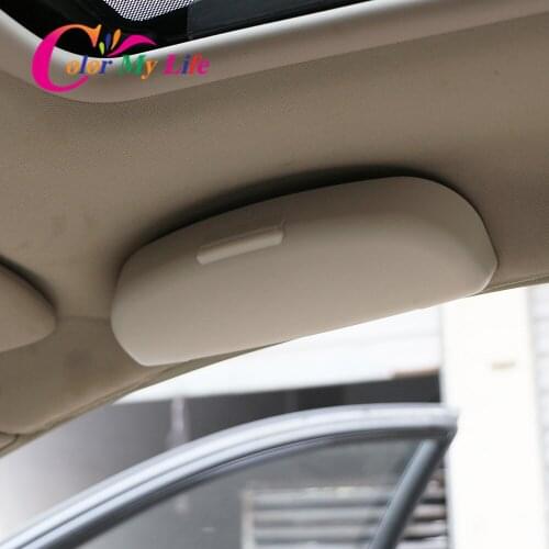Color My Life Car Styling Glasses Holder Case Sunglasses Holder Box for Nissan Xtrail X-trail T32 Rogue 2014 - 2020 Accessories