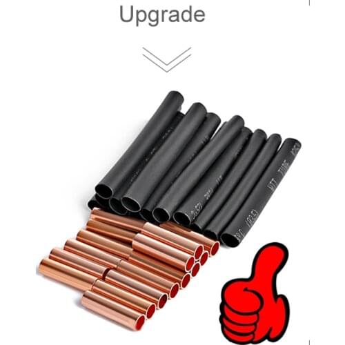 Carbon Fiber Floor Heating Wire Connection Kits Copper Tube and Heat Shrinkable Sleeves Each 20 pcs/bag